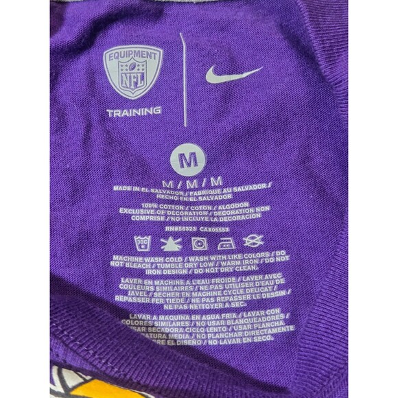 Nwt Nike NFL Equipment MN Vikings tshirt Purple Men's Medium - Picture 3 of 4
